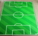 Alfombra Futbol Rayas en diagonal - Imagen 5