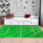Alfombra Futbol Rayas en diagonal