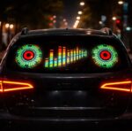 Luces para parabrisas audiorítmicas para autos