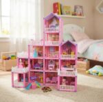 Casita de muñeca con accesorios