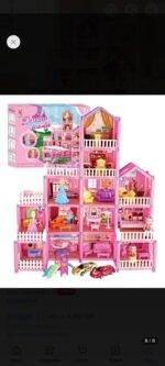 Casita de muñeca con accesorios - Imagen 3