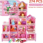 Castillo, Casita de Ensueño de la Princesa! Mega Set de 274 Piezas - Imagen 8