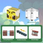 Bloques Magnéticos de Construcción Magneverse - 100 Pzas Estilo Minecraft STEM - Imagen 4