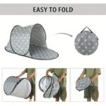 Carpa Autoarmable de Playa Plegable Pop-Up - Sombrilla Anti UV Portátil - Imagen 6