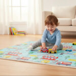 Alfombra Anti-golpe Reversible Plegable Calidad Con Bolso