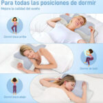 Almohada Cervical Ergonómica Ortopédica Memory Foam - Anti Ronquidos y Dolor Cuello - Imagen 8