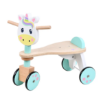 Triciclo de madera, camínador sin pedal. Modelo unicornio - Imagen 5