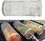 Asador de verduras para parrilla x 2 unidades, cesto giratorio - Imagen 9