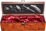 Set de vino de Lujo con 5 accesorios. Caja madera - Imagen 6