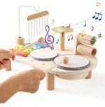 Xilofon de madera. Batería, tablero Montessori - Imagen 8