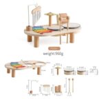 Xilofon de madera. Batería, tablero Montessori - Imagen 3