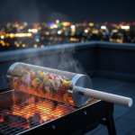 Asador de verduras para parrilla x 2 unidades, cesto giratorio - Imagen 3