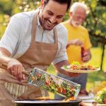 Asador de verduras para parrilla x 2 unidades, cesto giratorio - Imagen 8