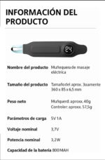 Muñequera masajeadora con calor ideal tendinitis - Imagen 3